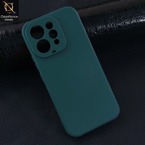 Vivo S50 Cover - Green - ONation Silica Gel Series - HQ Liquid Silicone Elegant Colors Camera Protection Soft Case