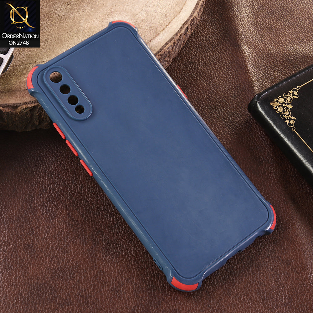 vivo Z5 Cover - Blue -  Soft New Stylish Matte Look Case