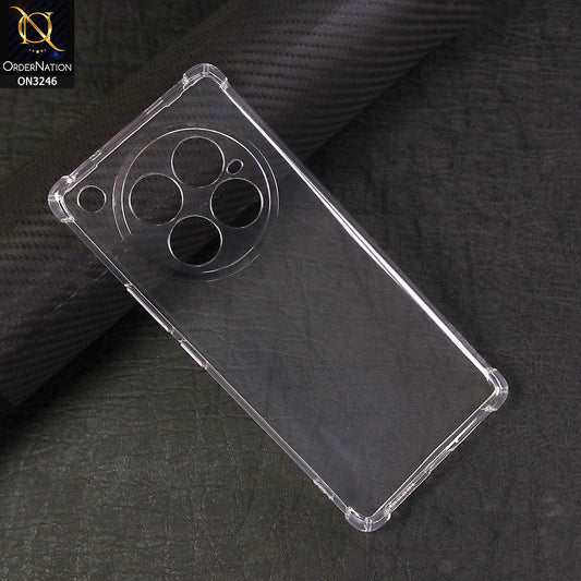Infinix Zero 40 4G Cover - Transparent - Soft 4D Design Shockproof Silicone Transparent Clear Case