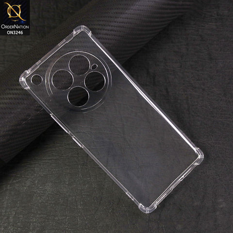 Infinix Zero 40 4G Cover - Transparent - Soft 4D Design Shockproof Silicone Transparent Clear Case