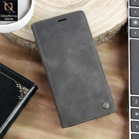 Samsung Galaxy S21 Ultra Cover - Black - New CaseMe Fully Premium High Grade Quality Leather Flip Book With Card Holding Slots And Magnetic Closure 033