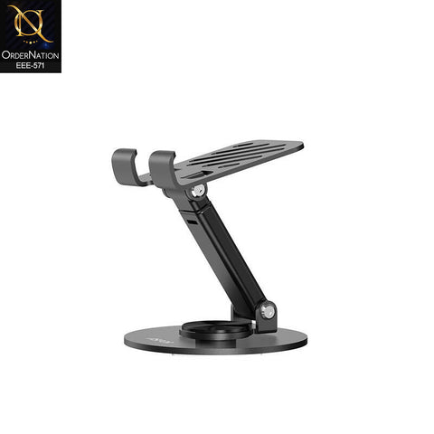 Aspor A701 Metal Bracket Adjustable Foldable Desktop Phone & Tablet Stand – Universal Mobile Holder