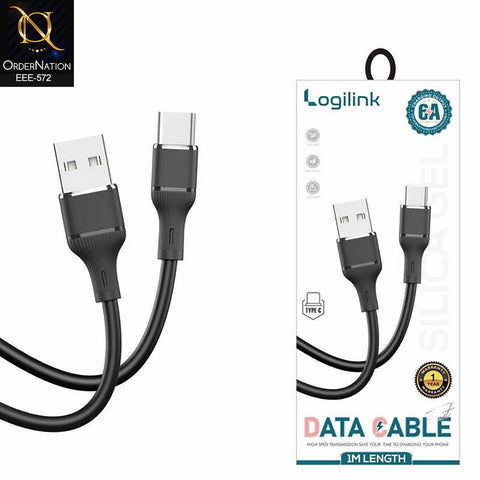 Logilink 6A Fast Charging USB to Type-C Data Cable (1M) - Premium Silica Gel