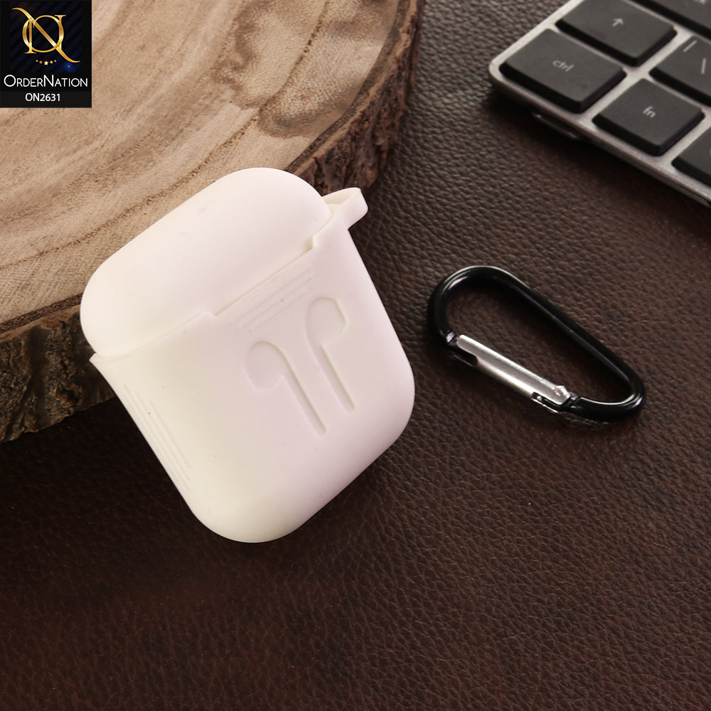 Apple Airpods 1 / 2 Cover - Design 1 - Soft Silicone Airpod Case