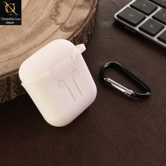 Apple Airpods 1 / 2 Cover - Design 1 - Soft Silicone Airpod Case