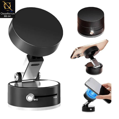 Vacuum Suction Adjustable Phone Holder Stand T-9203 – Strong Adhesion & Foldable Design