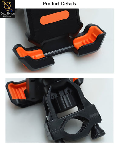 Universal Motorcycle & Bicycle Phone Mount - SH-3186 (360° Rotation)