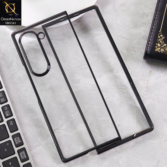 Samsung Galaxy Z Flip 7 Cover - Black - New Premium High Clear Case With Metal Camera Ring