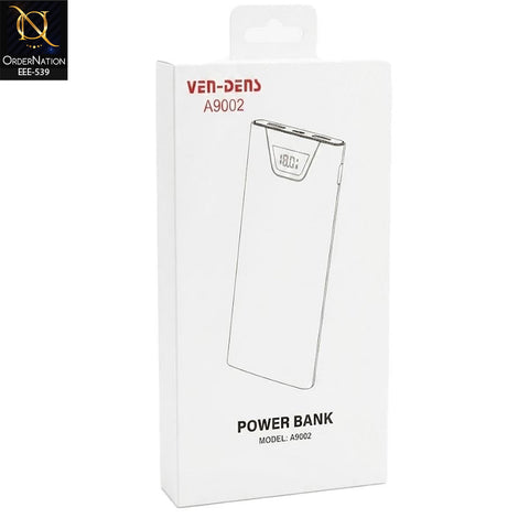 VEN-DENS A9002 Power Bank – Portable Fast Charging Power Bank with Dual USB Output | Model A9002