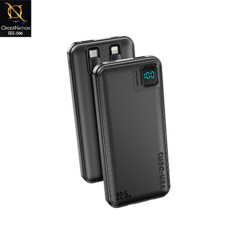 VEN-DENS VD-PB060 10000mAh 22.5W Fast Charging Power Bank with Digital Display