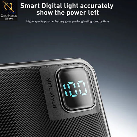 VEN-DENS VD-PB060 10000mAh 22.5W Fast Charging Power Bank with Digital Display