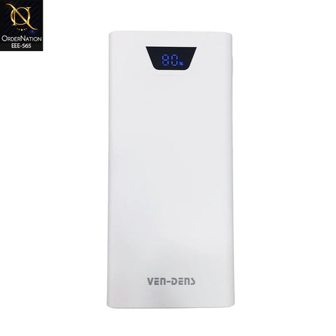 VEN-DENS VD-PB043 10000mAh Fast Charging Power Bank with Digital Display – Portable USB Power Bank
