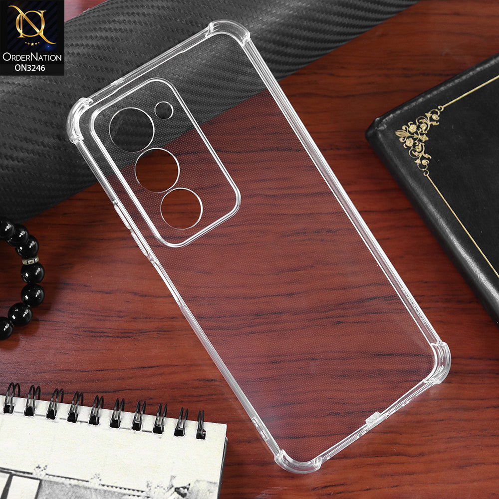 Xiaomi 15 Cover - Transparent - Soft 4D Design Shockproof Silicone Transparent Clear Camera Protection Case
