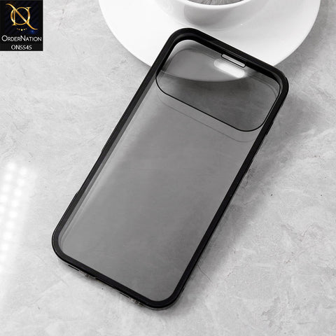 iPhone 17 Pro Cover - Black - Luxury HQ Privacy Magnetic Matel Frame Dual Side Tempered Glass Case