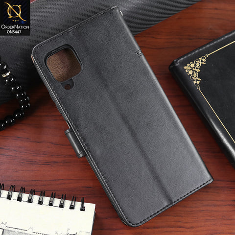 Huawei Nova 6 SE Cover - Black - Premium Leather Megantic Flip Book Covers With Card Holding Option