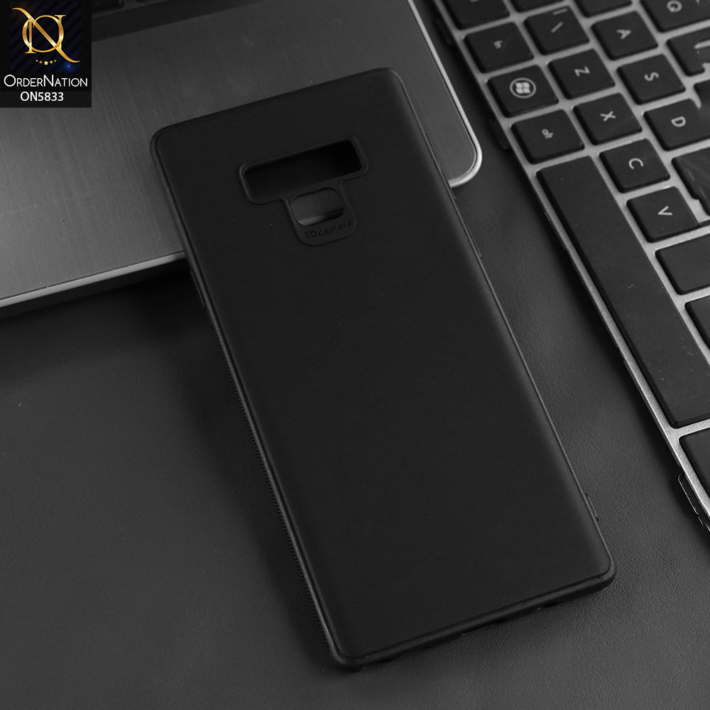 Samsung Galaxy Note 9 Cover - Black - New Premium Quality Silicone Case Slim Protective Back Cover