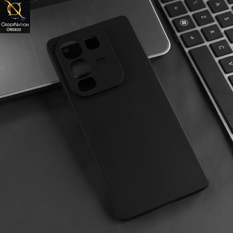 Infinix Note 50 4G Cover - Black -  New Premium Quality Silicone Case Slim Protective Back Cover