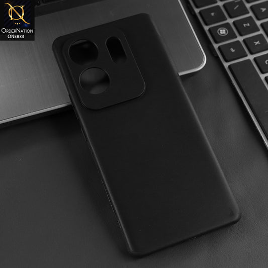 Infinix Zero 30 4G Cover - Black -  New Premium Quality Silicone Case Slim Protective Back Cover