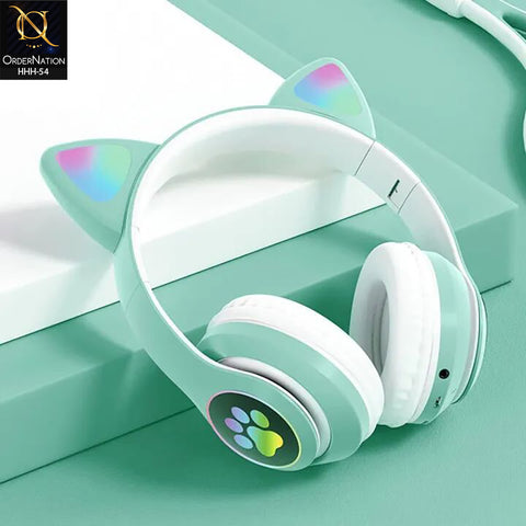 Wireless Cat Headset STN-28 – Cute Foldable Bluetooth Headphones with Comfortable Ear Cushions