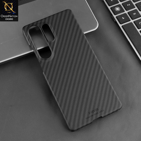 Samsung Galaxy S25 Ultra Cover - Black - New X-LEVEL - CFRP Nanofiber Series - Premium Quality Carbon Fiber Back MagSafe Case