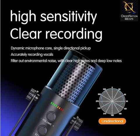 NeePho NP-M03 Microphone Wired Sound Card Recording 2.4G AI Intelligent Mic