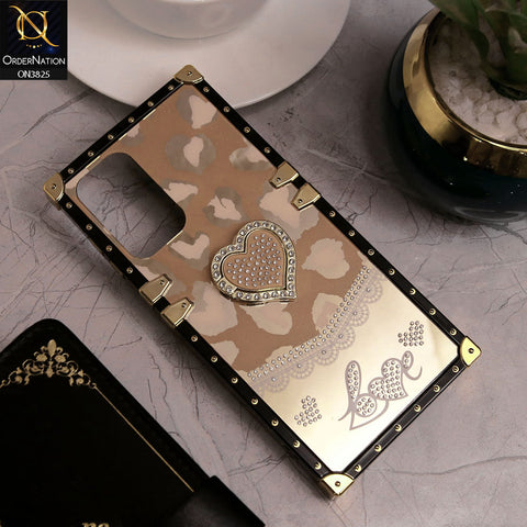 Samsung Galaxy A33 5G Cover - Design 5 - Heart Bling Diamond Glitter Soft TPU Trunk Case With Ring Holder
