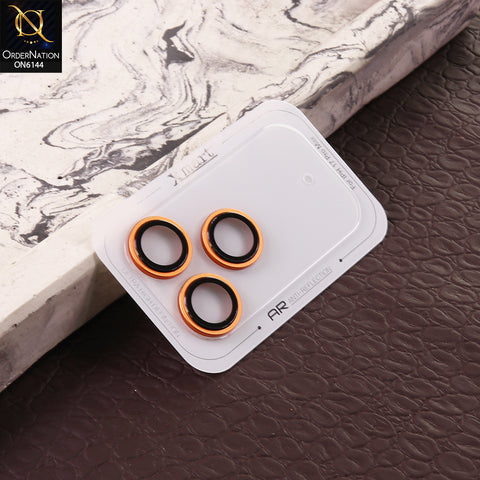 iPhone 17 Pro Camera Protector Lens  - Orange - Xmart AR Anti-Reflection Camera Lens Protector