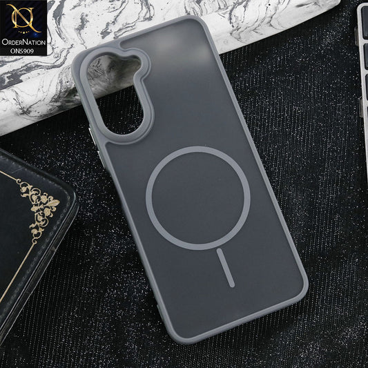 Vivo Y03 Cover - Gray - New Fine Premium Soft TPU Side Bordered Semi Transparent Case
