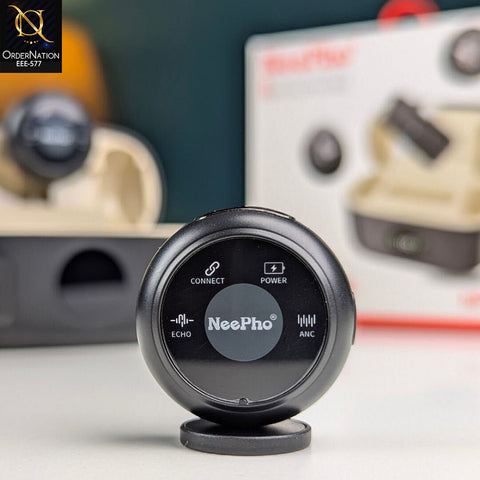 NeePho NP-57 Wireless Collar Clip Microphone – Noise Reduction & 360° Omnidirectional Mic