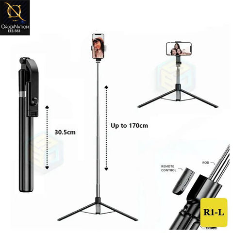 R1-L Foldable Selfie Stick Monopod for Smartphones