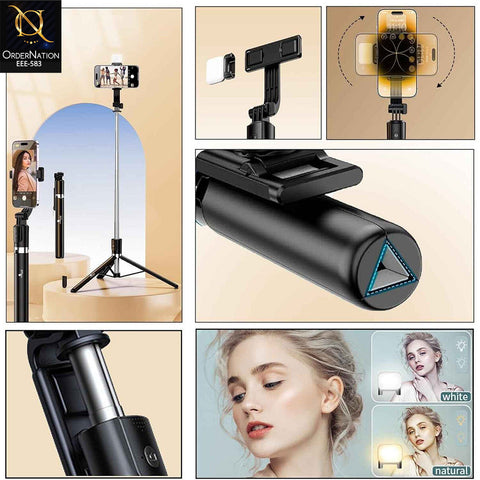 R1-L Foldable Selfie Stick Monopod for Smartphones