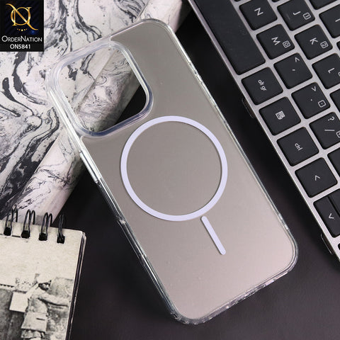 iPhone 16 Pro Cover - Desert Titanium  - Shockproof Hybrid Protective Cover Magnetic Charging Compatible