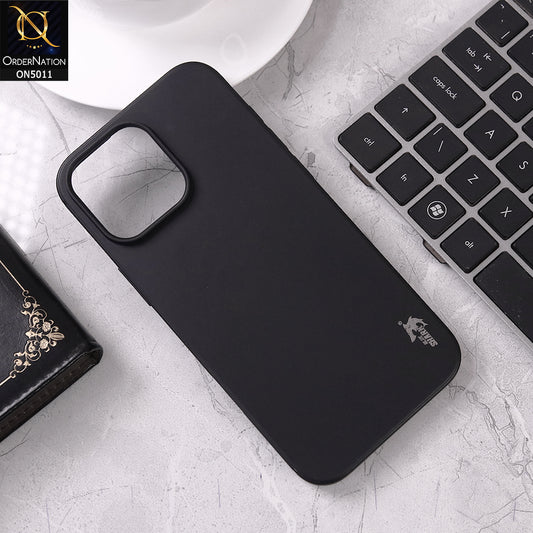 iPhone 16 Pro Max Cover - Black - Soft Silicone + Tpu case with Camera Bumper Protection