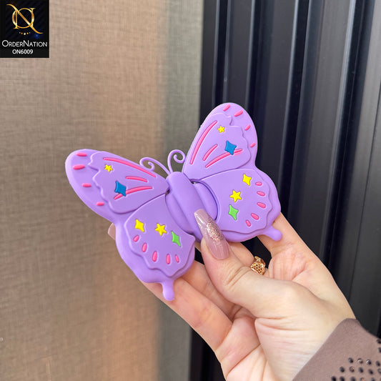 3D Butterfly Foldable Phone Grip Stand - Design 2 - Expandable Mobile Holder