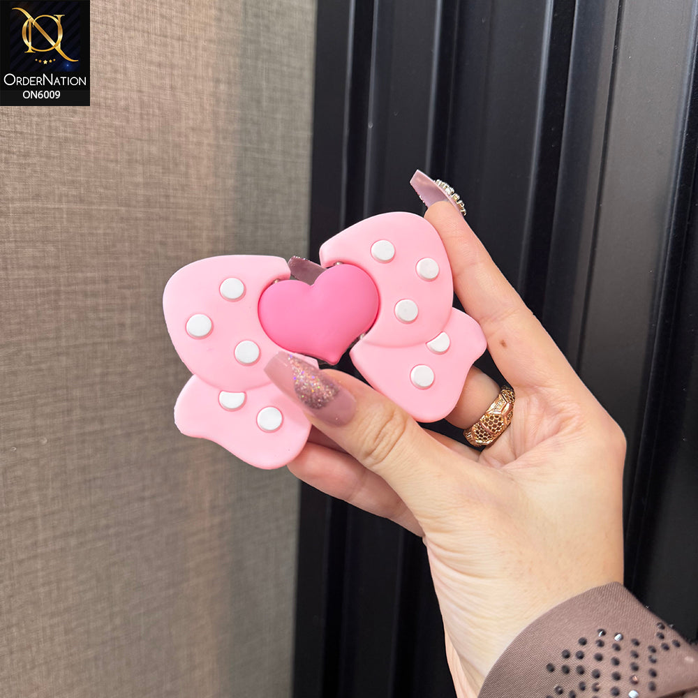 3D Butterfly Foldable Phone Grip Stand - Design 4 - Expandable Mobile Holder
