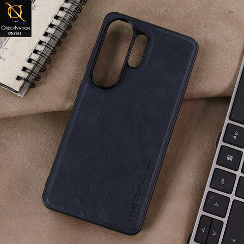 Samsung Galaxy S26 Ultra Cover - Black - New X-LEVEL- Earl III Series - Case Business Plain Leather Anti-drop Non-slip Slim Case