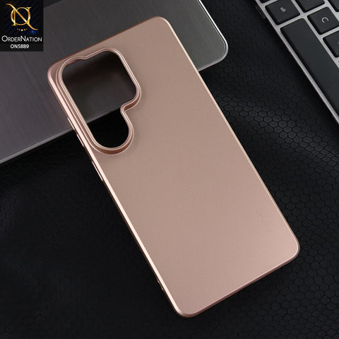 Samsung Galaxy S26 Ultra Cover - Golden- X-Level-Guardian Series-Soft Silicone Slim Case Matte Finish