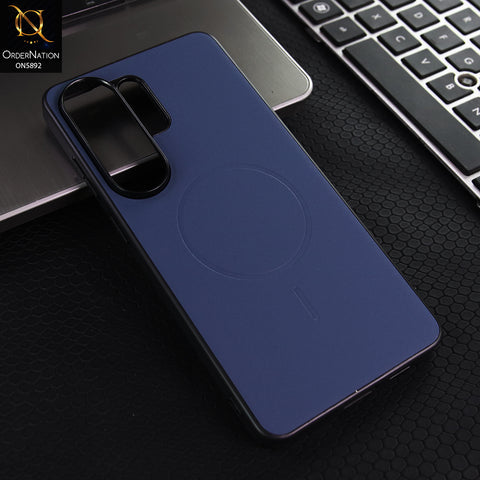 Samsung Galaxy S26 Ultra Cover - Blue - New X-Level-Magnet Duke Series-Magnetic MagSafe Compatible Matte Case