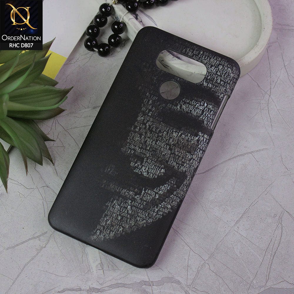 LG G6 Cover - Matte Finish -  Trendy Alphabat Face Mask Printed Hard Case with Life Time Colors Guarantee ( Fast delivery )