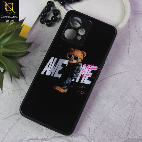 Realme 9 Pro Plus  Cover - D25 - New Girlish Fashion HQ Ultra Shine Premium Infinity Glass Soft Silicon Borders Case ( Fast Delivery )