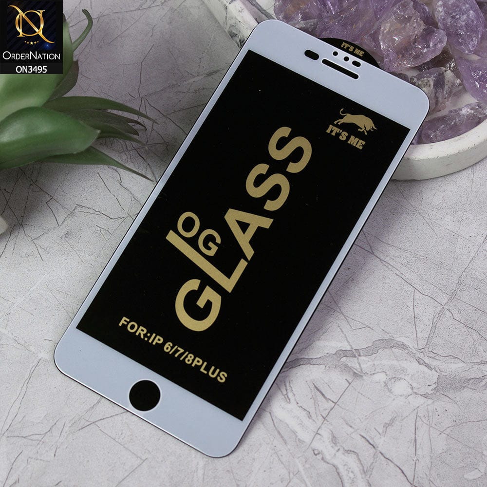 iPhone 8 / 7 Screen Protector - White - Xtreme Quality Tempered Go Glass Screen Protector