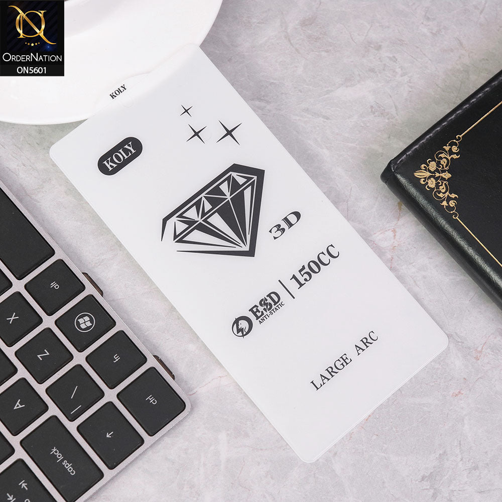 Samsung Galaxy S24 Ultra Screen Protector - White - Tempered glass screen protector