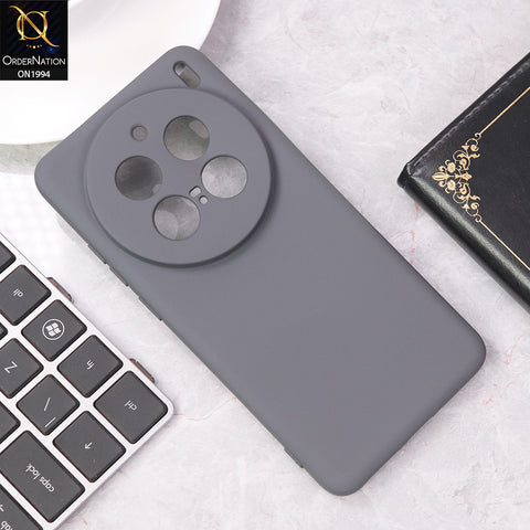 Vivo X200 Pro - Dark Gray - Matte Shockproof Sillica Gel Soft Case