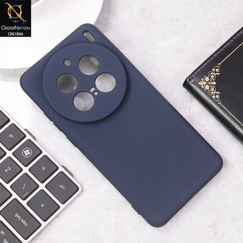 Vivo X200 Pro - Midnight Blue - Matte Shockproof Sillica Gel Soft Case