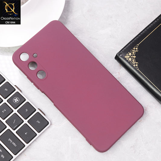 Samsung Galaxy A05s - Maroon - Matte Shockproof Sillica Gel Soft Case