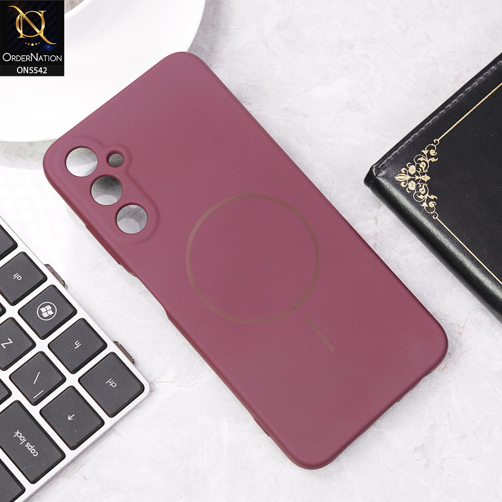 Samsung Galaxy S24 FE Cover - Maroon - New Premium High Quality Matte Sillica Gel Soft Case