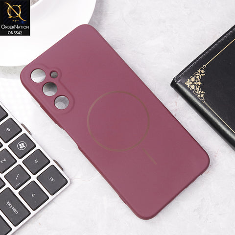 Samsung Galaxy S24 FE Cover - Maroon - New Premium High Quality Matte Sillica Gel Soft Case