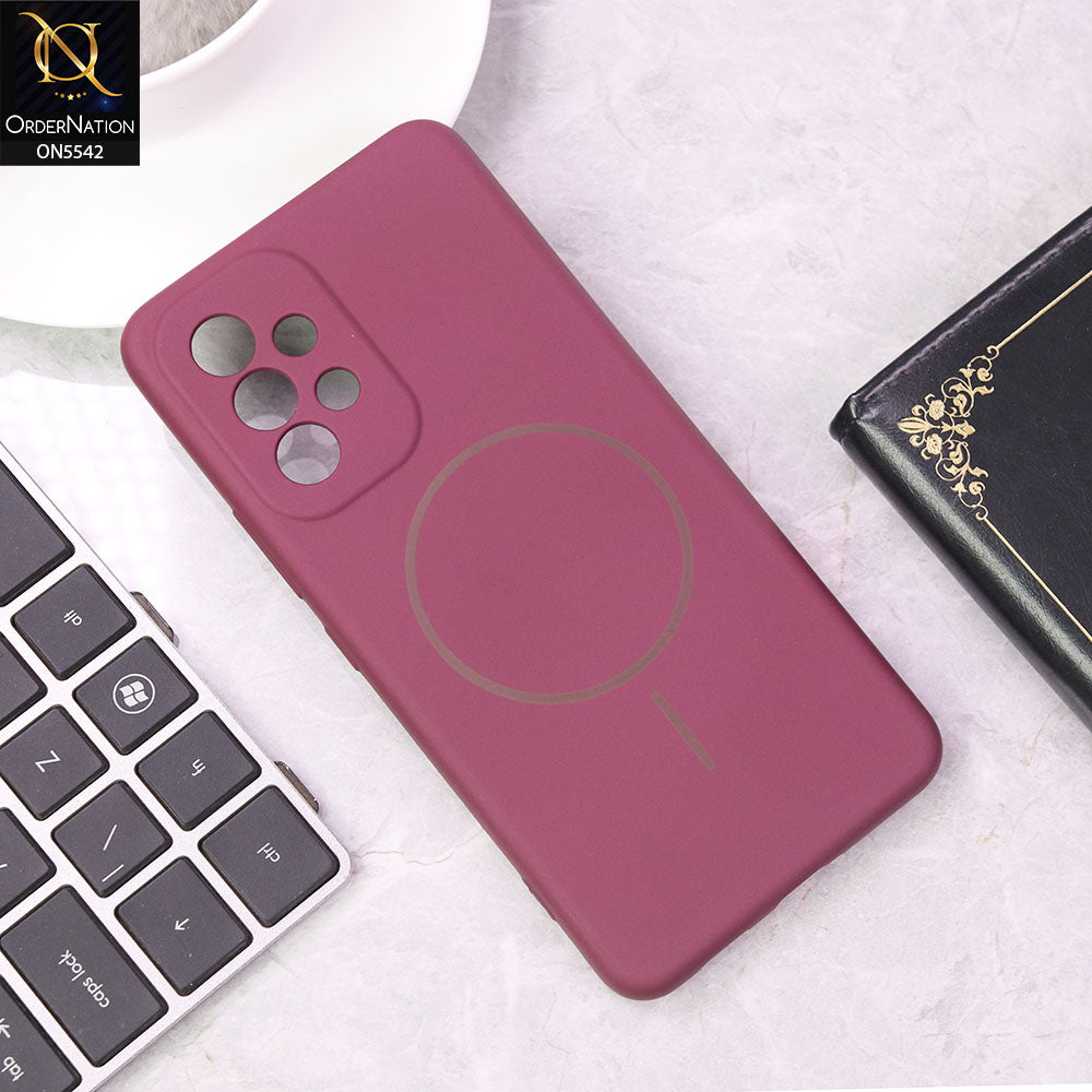 Samsung Galaxy A53 5G Cover - Maroon - New Premium High Quality Matte Sillica Gel Soft Case