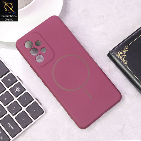 Samsung Galaxy A53 5G Cover - Maroon - New Premium High Quality Matte Sillica Gel Soft Case