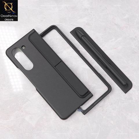 Samsung Galaxy Z Fold 5 5G Cover - Black - Slim Standing Cover with S Pen